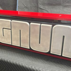 12” x 54” Embossed MAGNUM Sign