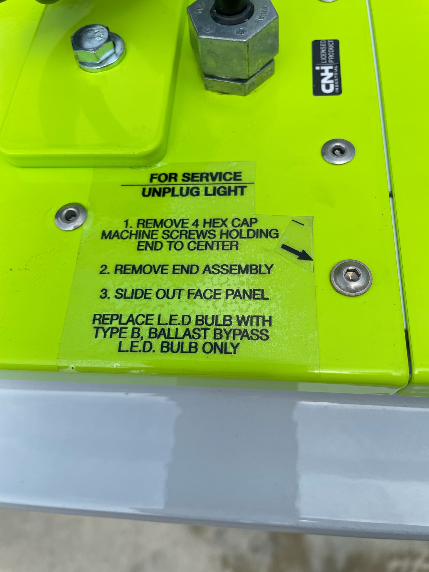 12” x 54” Green STEIGER Sign - Image 4