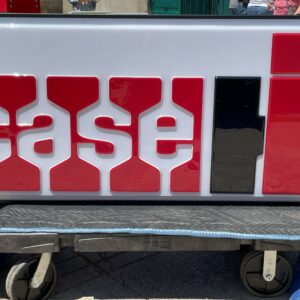 30” x 72” Embossed CASE-IH Sign