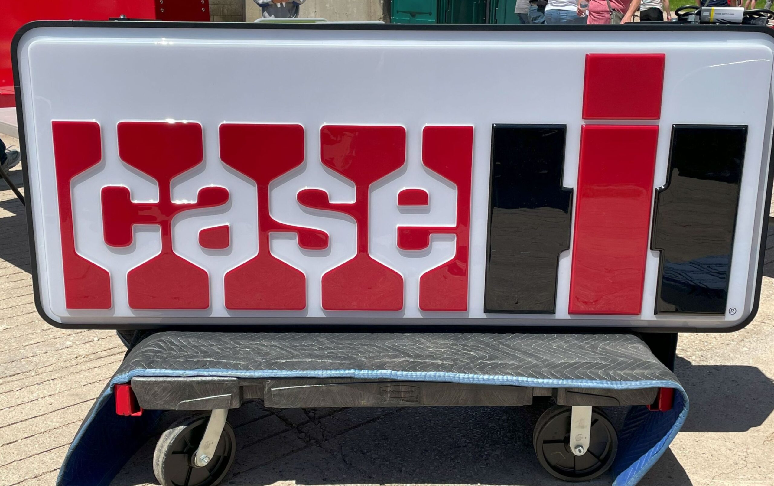 30” x 72” Embossed CASE-IH Sign