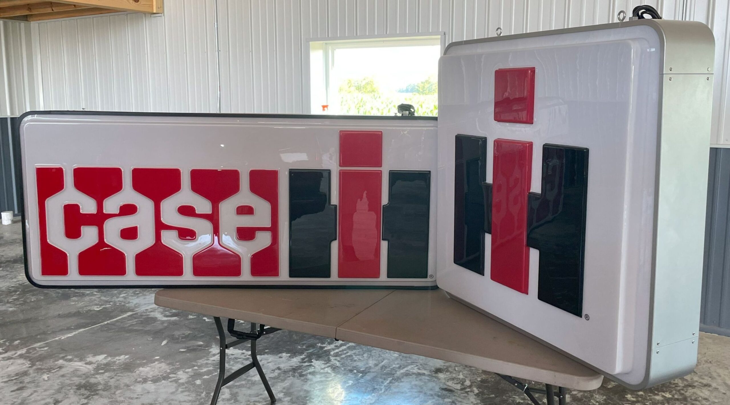 30” x 72” Embossed CASE-IH Sign - Image 13