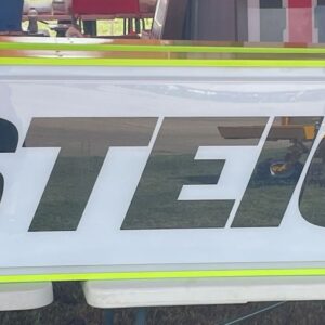 21” x 96” Green STEIGER Sign