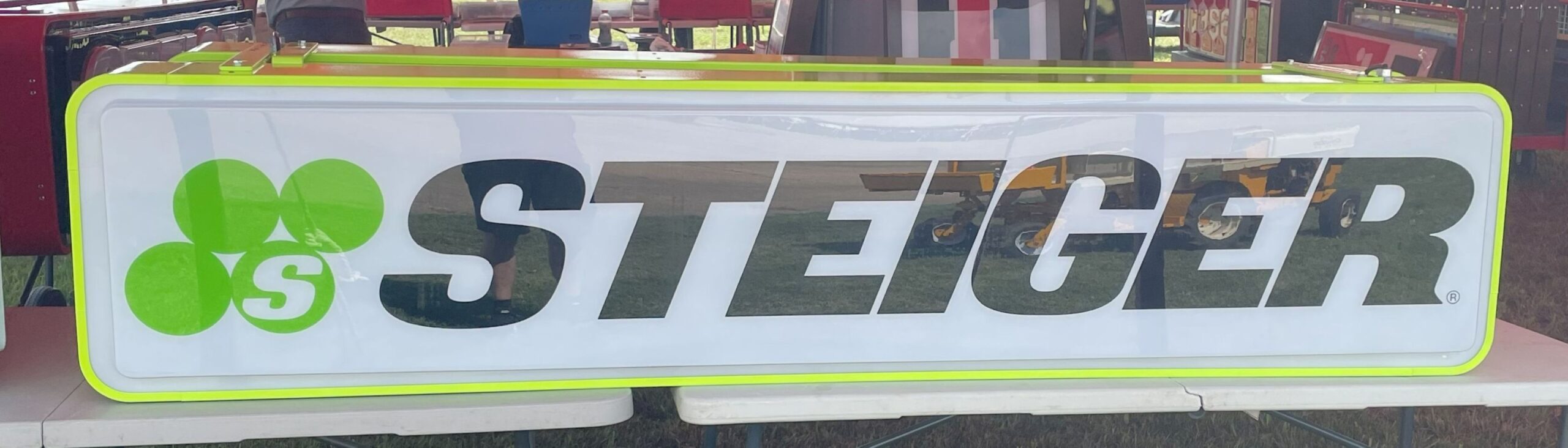 21” x 96” Green STEIGER Sign