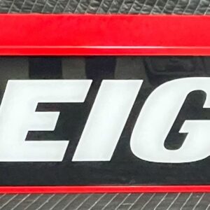 12” x 54” Red STEIGER Sign