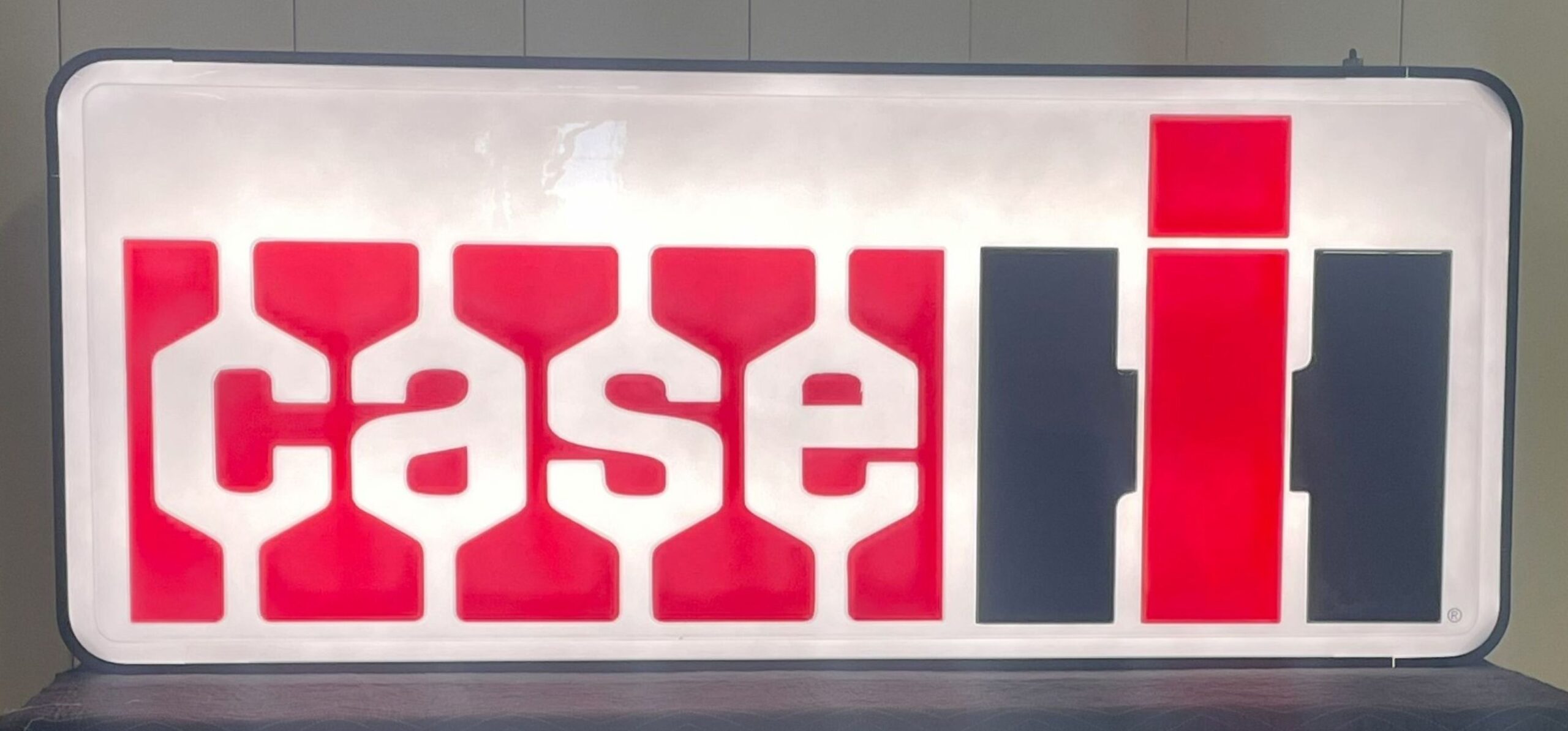 30” x 72” Embossed CASE-IH Sign - Image 2