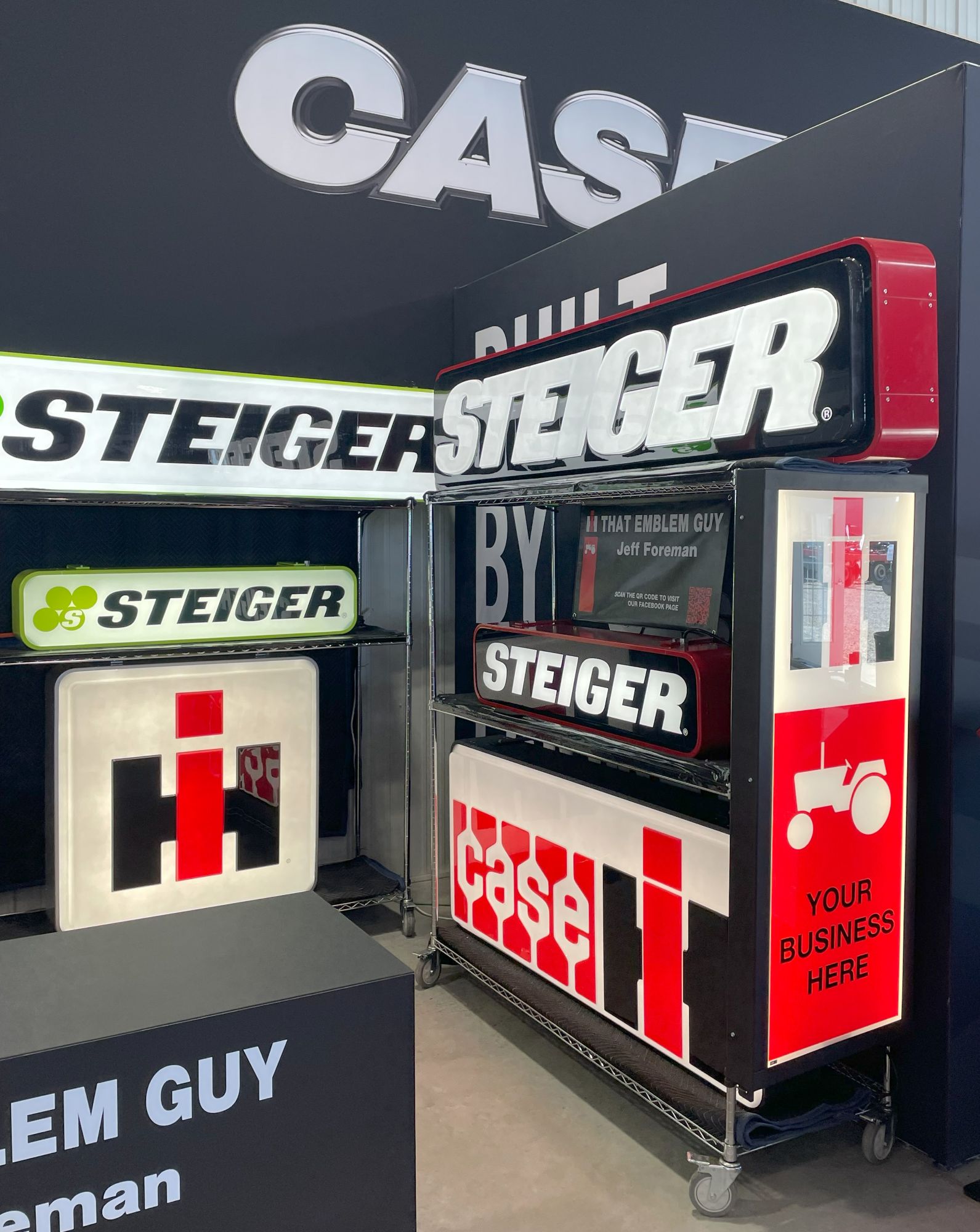 30” x 72” Embossed CASE-IH Sign - Image 10