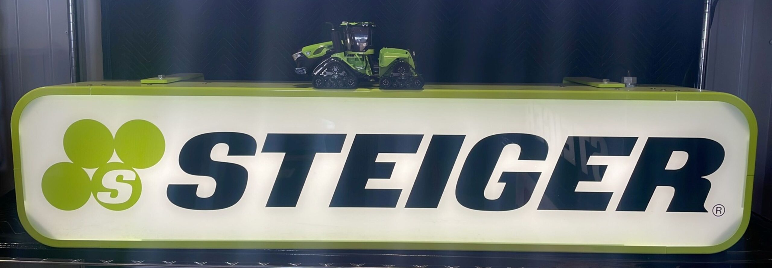 12” x 54” Green STEIGER Sign - Image 10