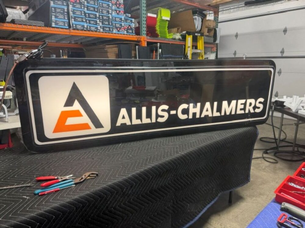 72" x 21" Allis-Chalmers Sign - Image 5