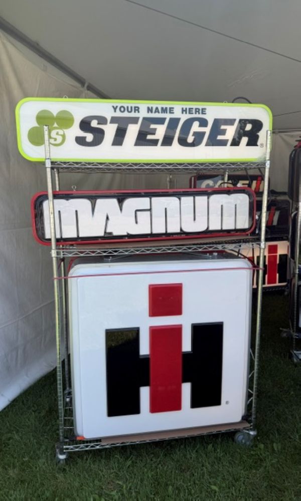 12” x 54” Green STEIGER Sign - Image 17